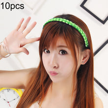 Load image into Gallery viewer, 10 PCS Wig Twist Braid Jewelry Headband Hair Buckle (Light Yellow)