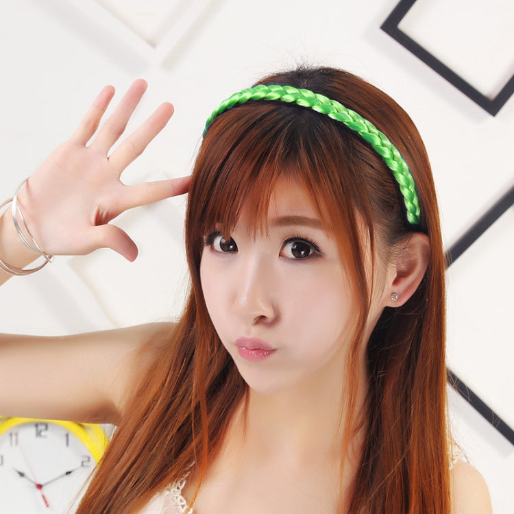 10 PCS Wig Twist Braid Jewelry Headband Hair Buckle (Light Yellow)