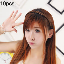 Load image into Gallery viewer, 10 PCS Wig Twist Braid Jewelry Headband Hair Buckle (Light Yellow)