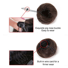 Load image into Gallery viewer, Wig Bun Flower Shape Hair Package Hair Disk(Chestnut)