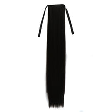 Load image into Gallery viewer, Natural Long Straight Hair Ponytail Bandage-style Wig Ponytail for Women，Length: 75cm, 75cm
