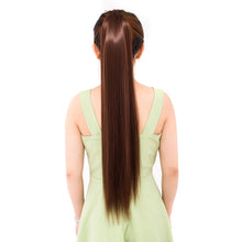 Load image into Gallery viewer, Natural Long Straight Hair Ponytail Bandage-style Wig Ponytail for Women，Length: 75cm, 75cm