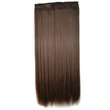 Load image into Gallery viewer, 8# One-piece Seamless Five-clip Wig Long Straight Wig Piece, 8#