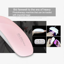 Load image into Gallery viewer, SUN mini 2 6W UV + LED USB Nail Lamp Fingernail Gel Curing Dryer