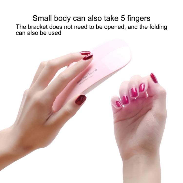 SUN mini 2 6W UV + LED USB Nail Lamp Fingernail Gel Curing Dryer
