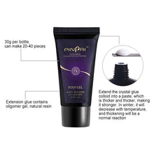 Load image into Gallery viewer, 30g Nail Glue Manicure Art Rapid Extension Glue Painless Gel Extended Nail Builder Phototherapy Cream Removable, HCB3029C, HCB3029DP, HCB3029F, HCB3029LP, HCB3029Q, HCB3029RR, HCB3029T, HCB3029TF, HCB3029W