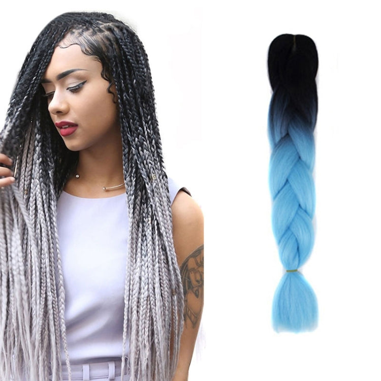 Fashion Color Gradient Individual Braid Wigs Chemical Fiber Big Braids, Length: 60cm(04 Black+Red), 04, 05, 07, 09, 10, 11, 12, 13, 14, 19, 20, 22, 23, 24, 32, 33, 34, 36, 39, 40, 41, 42, 43, 48, 52, 53, 55, 57, 58, 60