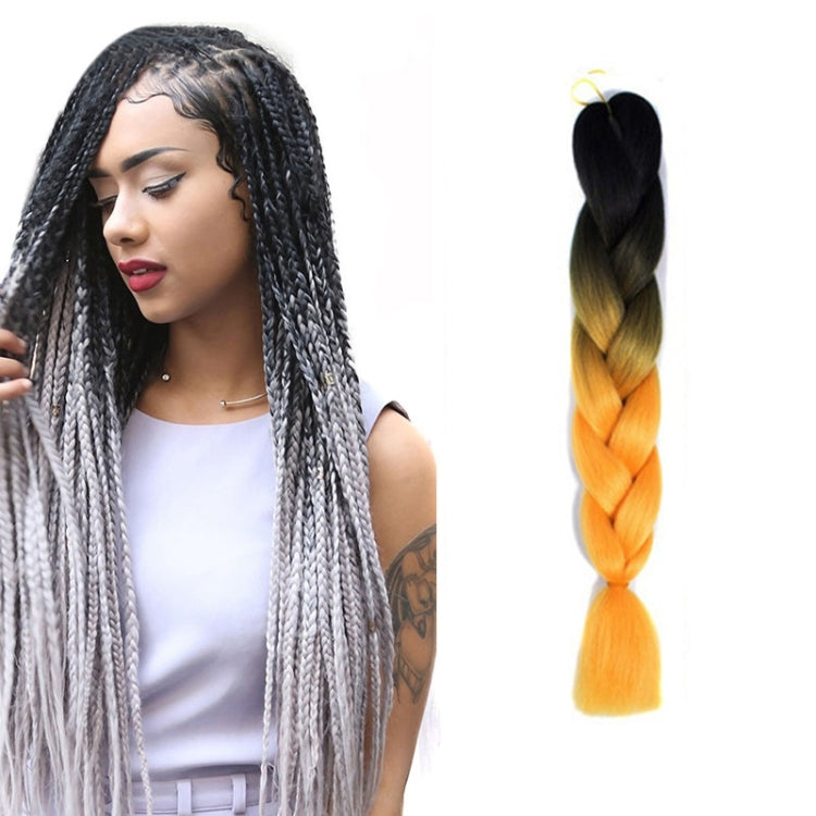 Fashion Color Gradient Individual Braid Wigs Chemical Fiber Big Braids, Length: 60cm(04 Black+Red), 04, 05, 07, 09, 10, 11, 12, 13, 14, 19, 20, 22, 23, 24, 32, 33, 34, 36, 39, 40, 41, 42, 43, 48, 52, 53, 55, 57, 58, 60
