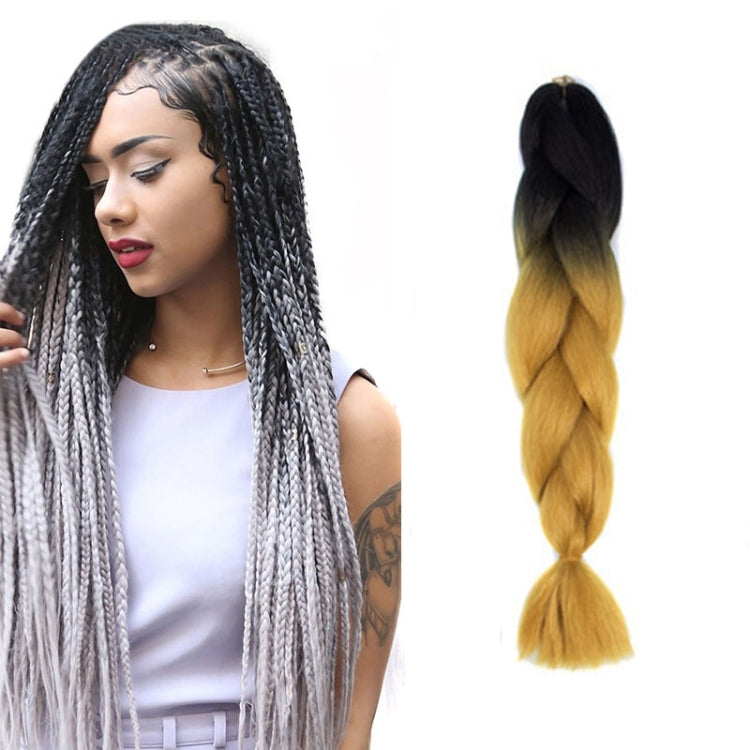 Fashion Color Gradient Individual Braid Wigs Chemical Fiber Big Braids, Length: 60cm(04 Black+Red), 04, 05, 07, 09, 10, 11, 12, 13, 14, 19, 20, 22, 23, 24, 32, 33, 34, 36, 39, 40, 41, 42, 43, 48, 52, 53, 55, 57, 58, 60