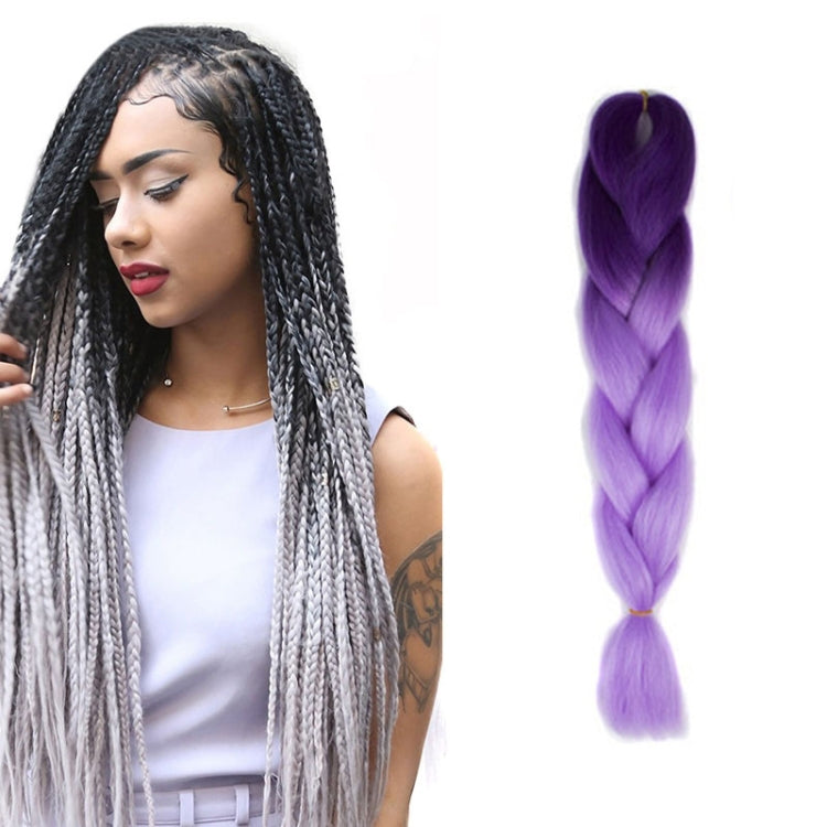 Fashion Color Gradient Individual Braid Wigs Chemical Fiber Big Braids, Length: 60cm(04 Black+Red), 04, 05, 07, 09, 10, 11, 12, 13, 14, 19, 20, 22, 23, 24, 32, 33, 34, 36, 39, 40, 41, 42, 43, 48, 52, 53, 55, 57, 58, 60