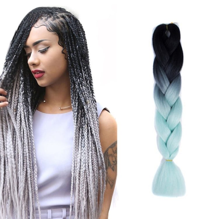 Fashion Color Gradient Individual Braid Wigs Chemical Fiber Big Braids, Length: 60cm(04 Black+Red), 04, 05, 07, 09, 10, 11, 12, 13, 14, 19, 20, 22, 23, 24, 32, 33, 34, 36, 39, 40, 41, 42, 43, 48, 52, 53, 55, 57, 58, 60