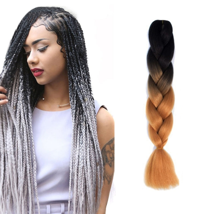 Fashion Color Gradient Individual Braid Wigs Chemical Fiber Big Braids, Length: 60cm(04 Black+Red), 04, 05, 07, 09, 10, 11, 12, 13, 14, 19, 20, 22, 23, 24, 32, 33, 34, 36, 39, 40, 41, 42, 43, 48, 52, 53, 55, 57, 58, 60