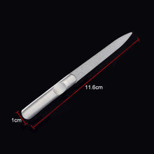 Load image into Gallery viewer, Stainless Steel Polished Nail File, Length : 95mm, Length : 95mm