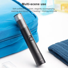 Load image into Gallery viewer, Original Xiaomi Youpin ShowSee DC 1.5V 2W Portable Waterproof Safe Electric Nose Hair Trimmer Shave Blade, C1-BK
