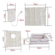 Load image into Gallery viewer, PVC Portable Square Inflatable Wash Basin Home Care Shampoo Trough, Inflatable Wash Basin