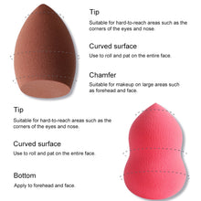 Load image into Gallery viewer, Gourd Water-drop Sponge Makeup Egg Soft Cosmetic Puffs Set, 1