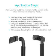 Load image into Gallery viewer, XPREEN XPRE034 Stretchable Handle Stainless Steel Blade Back Shaver Adjustable Back Razor with Lanyard for Men, XPRE034