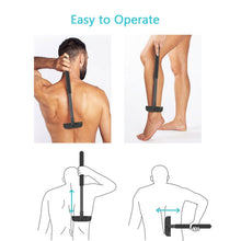 Load image into Gallery viewer, XPREEN XPRE034 Stretchable Handle Stainless Steel Blade Back Shaver Adjustable Back Razor with Lanyard for Men, XPRE034