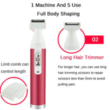 Load image into Gallery viewer, XD-3011 5 in 1 Multifunction Shaver Nose Trimmer Eyebrow Shaver Kit for Ladies