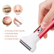 Load image into Gallery viewer, XD-3011 5 in 1 Multifunction Shaver Nose Trimmer Eyebrow Shaver Kit for Ladies
