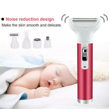 Load image into Gallery viewer, XD-3011 5 in 1 Multifunction Shaver Nose Trimmer Eyebrow Shaver Kit for Ladies