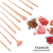 Load image into Gallery viewer, 20 in 1 Diamond Handle Eye Brush Multi-functional Makeup Brush, Pink+Blue Handle and Purple Brush, HCB9120A, HCB9120B, HCB9120C, HCB9120D, HCB9120E, HCB9120F, HCB9120G