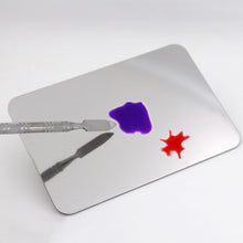 Load image into Gallery viewer, S Size Make-up Square Stainless Steel Palette, 115*75mm