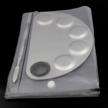 Load image into Gallery viewer, Make-up Semicircle Stainless Steel Palette 156x100mm, 156*100mm