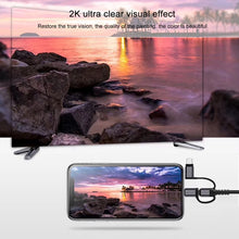 Load image into Gallery viewer, 3 in 1 Micro USB + USB-C / Type-C + 8 Pin to HDMI HDTV Cable