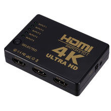 Load image into Gallery viewer, ZMT-968885 HDMI Switch 5 into 1 out 4K*2K HD Video Switch with Remote Control, 5 into 1 out