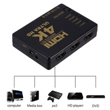 Load image into Gallery viewer, ZMT-968885 HDMI Switch 5 into 1 out 4K*2K HD Video Switch with Remote Control, 5 into 1 out