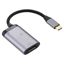 Load image into Gallery viewer, 4K USB-C / Type-C to DisplayPort 1.4 + PD Data Sync Adapter Cable, Type-C to DP