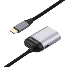 Load image into Gallery viewer, 4K USB-C / Type-C to DisplayPort 1.4 + PD Data Sync Adapter Cable, Type-C to DP