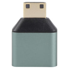 Load image into Gallery viewer, Mini HDMI Male to HDMI Female Gold-plated Head Adapter, Mini HDMI Male to HDMI Female