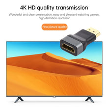 Load image into Gallery viewer, Gold-plated Head HDMI Female to HDMI Male Adapter, HDMI Female to HDMI Male