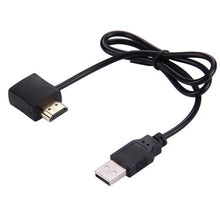 Load image into Gallery viewer, 50cm HDMI Female + HDMI Male to USB 2.0 Male Connector Adapter Cable, HDMI Female + Male