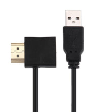 Load image into Gallery viewer, 50cm HDMI Female + HDMI Male to USB 2.0 Male Connector Adapter Cable, HDMI Female + Male