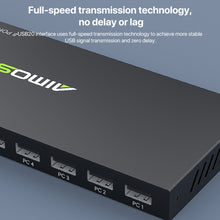 Load image into Gallery viewer, AIMOS AM-KM804 USB 8 In 4 Out Switch, AM-KM804