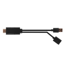 Load image into Gallery viewer, USB Male + USB 2.0 Female to HDMI Phone to HDTV Adapter Cable