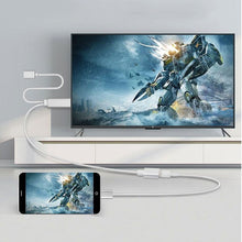 Load image into Gallery viewer, USB Male + USB 2.0 Female to HDMI Phone to HDTV Adapter Cable