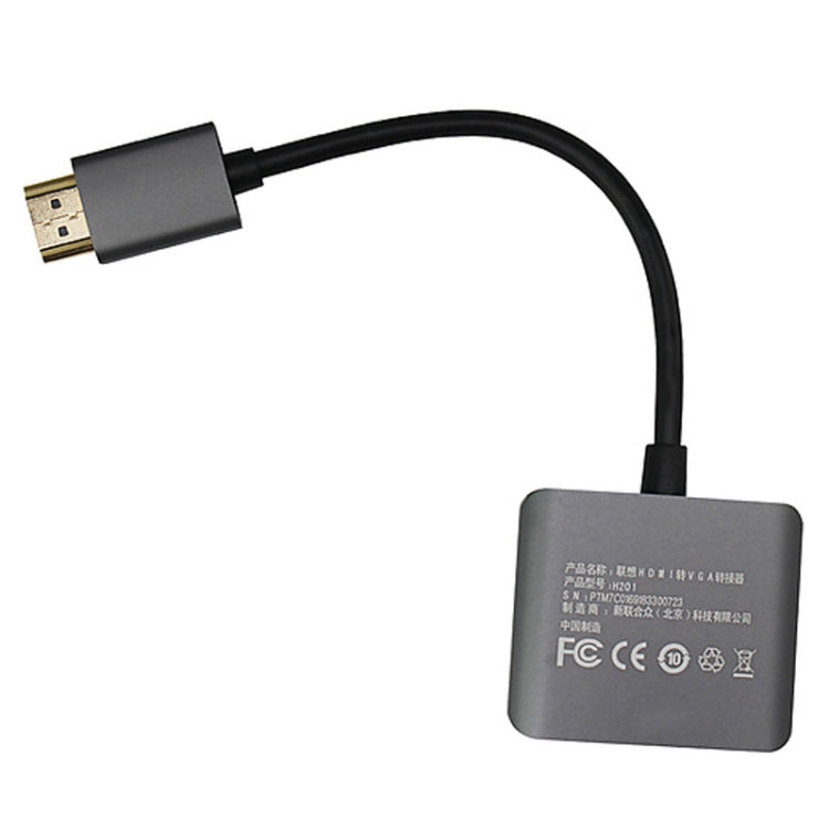 Lenovo F1-H01 HDMI to VGA Cable Aluminum Alloy Converter, F1-H01
