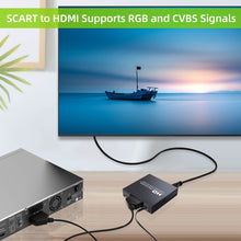 Load image into Gallery viewer, NEWKENG NK-8S SCART + HDMI to HDMI 720P / 1080P HD Video Converter Adapter Scaler Box, NK-8S SCART + HDMI to HDMI