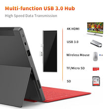 Load image into Gallery viewer, ROCKETEK SK-S5H 3 x USB 3.0 + HDMI + SD / TF Memory Card Reader HUB 4K HDMI Adapter, SK-S5H