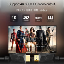 Load image into Gallery viewer, ROCKETEK HDMI01Y-2 HDMI 2.0 4K 30Hz 3D HD Gold-plated Connector HDMI Cable for All HDMI Devices, Length: 2m