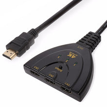 Load image into Gallery viewer, 3 in 1 HDMI Input  4K x 2K HDTV Pigtail Switch Adapter HDMI Splitter, 1 in 3