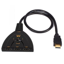Load image into Gallery viewer, 3 in 1 HDMI Input  4K x 2K HDTV Pigtail Switch Adapter HDMI Splitter, 1 in 3