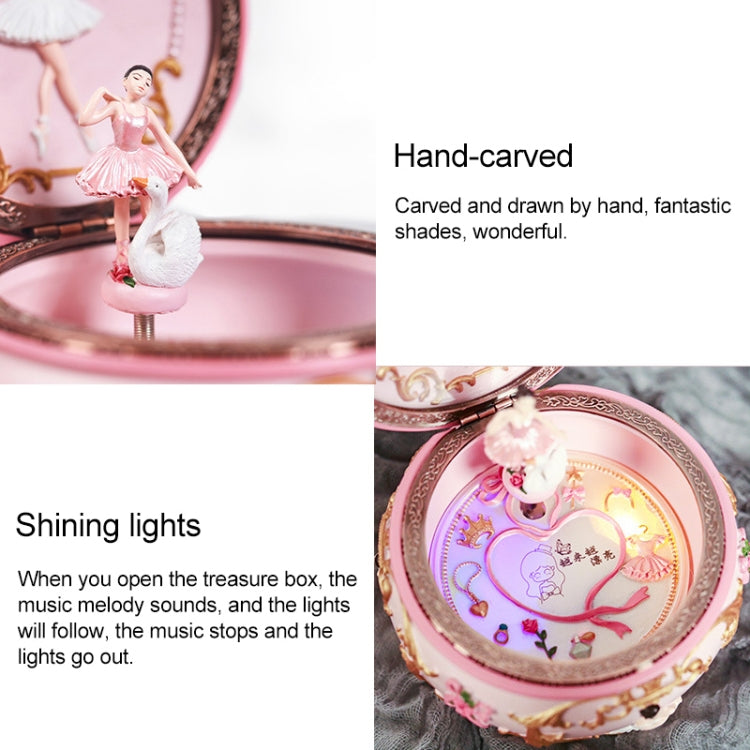 Ballet Girl Rotating Dancing Music Box Creative Birthday Gift, Music: Spirited Away