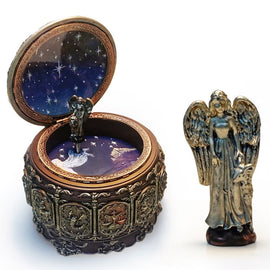Constellation Luminous Resin Music Box Creative Birthday Gift (Taurus)