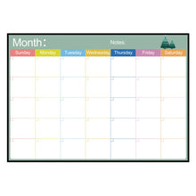 Load image into Gallery viewer, Magnetic Monthly Planner Refrigerator Magnet PET Magnetic Soft Whiteboard, Size: 29.7cm x 42cm, Monthly Plan