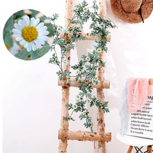 Load image into Gallery viewer, Daisy Leaf Artificial Flower Vine Interior Background Wall Window Decoration, Length: 1.75m